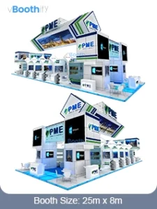3D Model | Oil Gas Modular Booth  | Abu Dhabi
