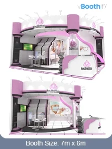 3D Model | Healthcare | Modular Booth | Dubai