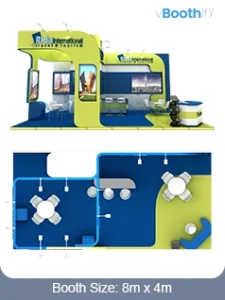 3D Model | Travel Industry | Modern Stall