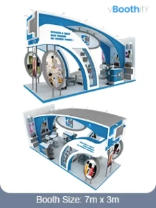 3D Model | Perfumery Packaging Customized Booth